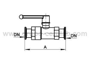 VÁLVULA DE VÁCUO MANUAL - 2 VIAS - DN 16